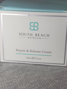 South Beach Skinlab Repair & Release Cream - Teal/White